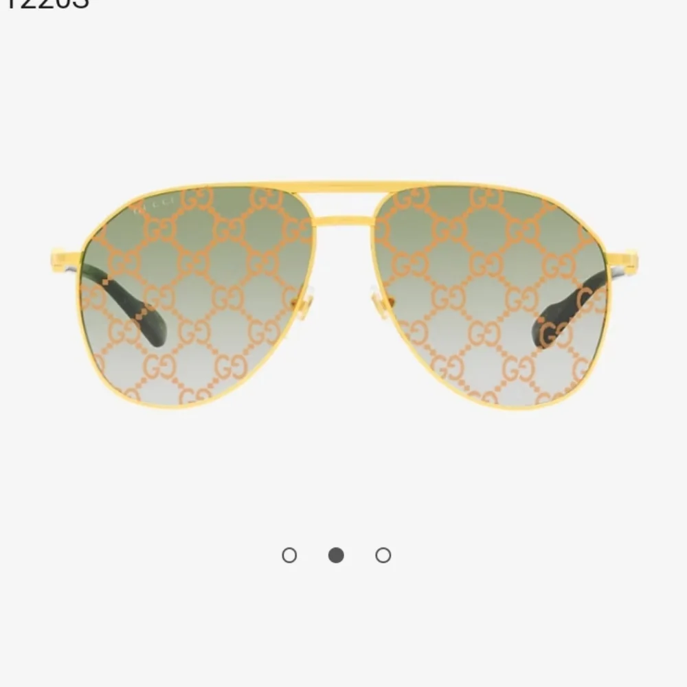 GUCCI AVIATOR GG1220 SUNGLASSES GUCCI LOGO - Picture 12 of 12